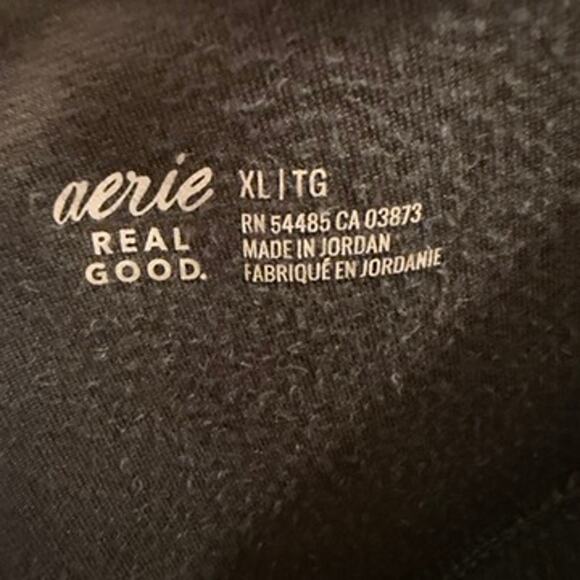 Aerie Velour Loungewear Tracksuit Set Women’s XL Cropped Zip Hoodie + Pants Grey - Picture 8 of 11